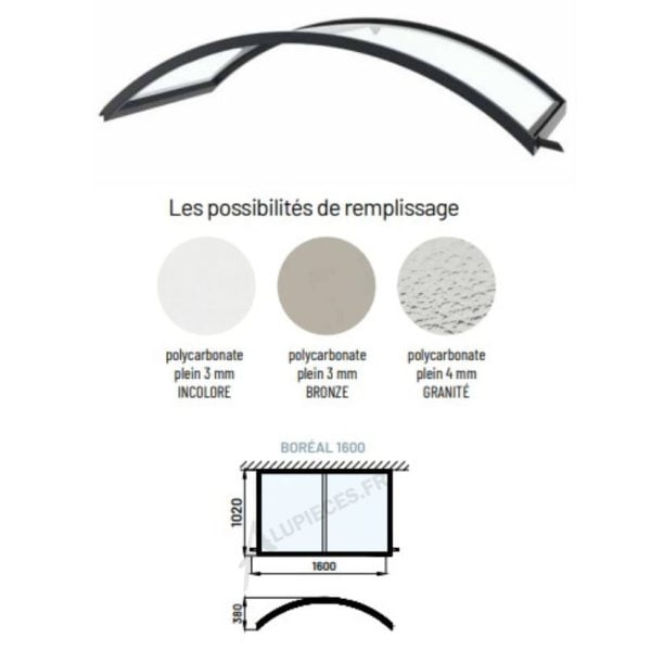 Marquise Boreal© Teinte remplissage