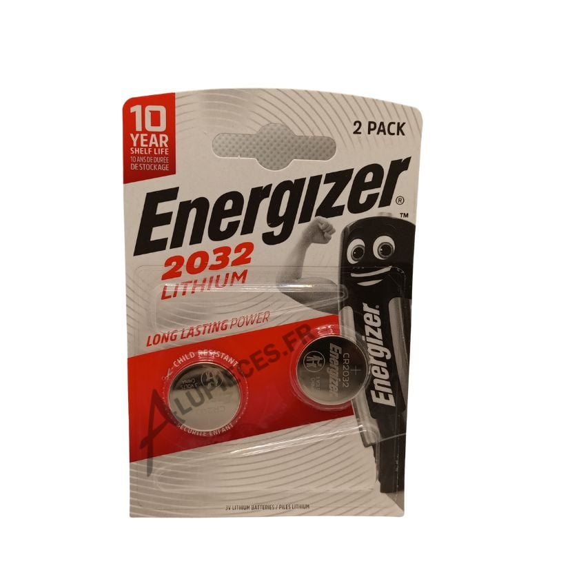 ENERGIZER Pile Ronde 3 V lithium CR2032 x2