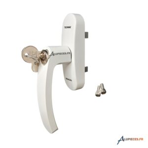 T3249 Crémone à clé reversible Technal-Blanc-003