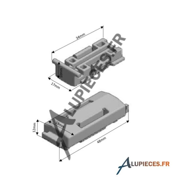 Côtes pour Tremplin pour fenêtre ouverture à la française TFZ60027