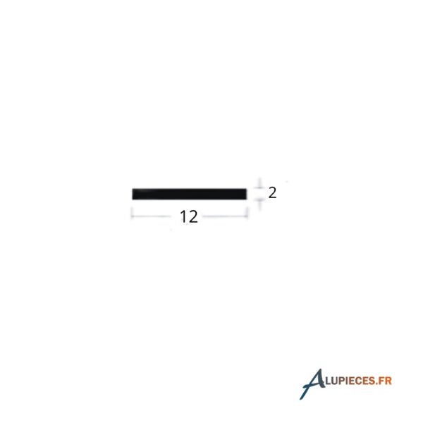 Plat Technal 12X2mm