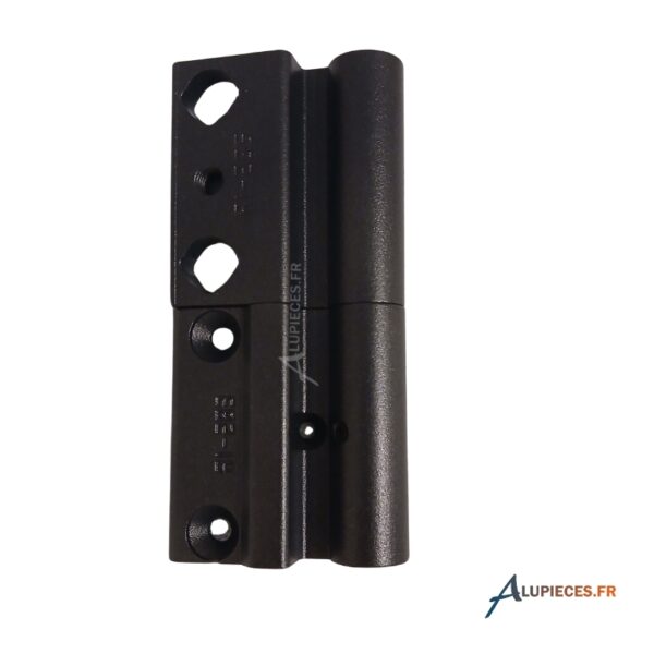T910002 Paumelle en feuillure 2 lames Technal -Noir Sablé-007