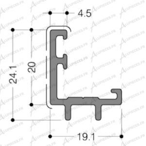 TPW2402 Battue traverse dormant Technal Ambial-Cotes