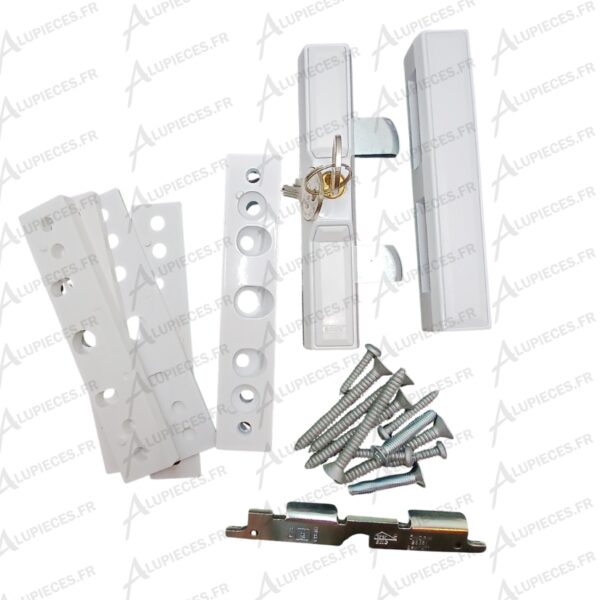 Verrou de coulissant fermeture à clé-Abus FTS088-004
