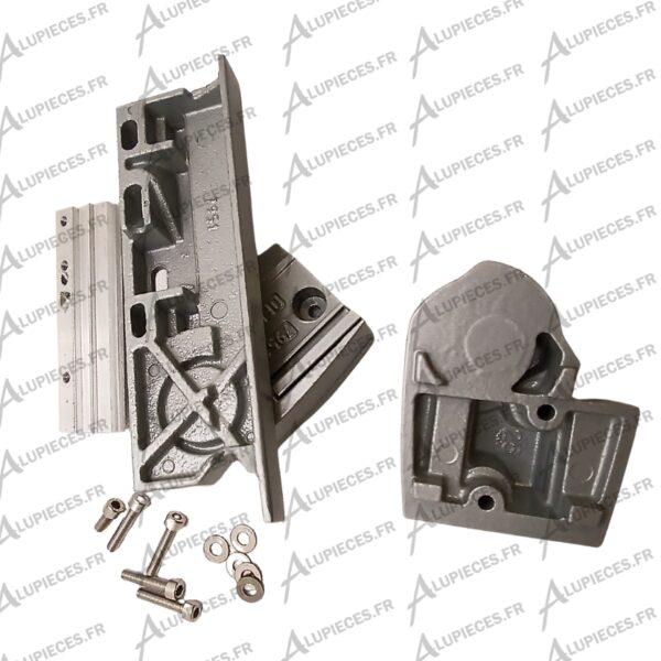 Crapaudine droite en poussant Technal porte PH-003