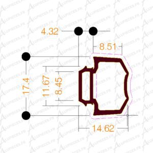 Junta Technal Ambial 10x17mm-Dimensiones